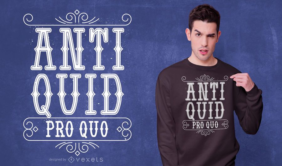 Anti quote t-shirt design Anti quote t-shirt design