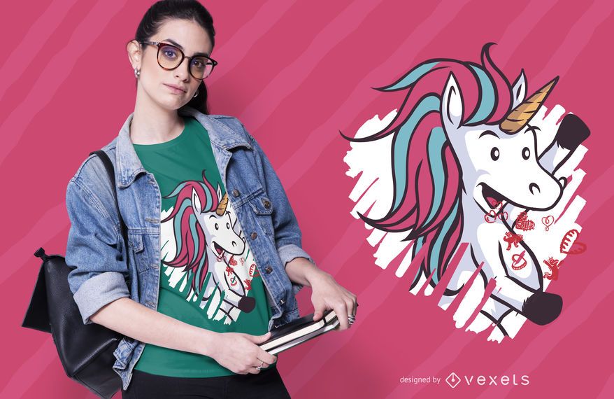 Valentines unicorn t-shirt design Valentines unicorn t-shirt design