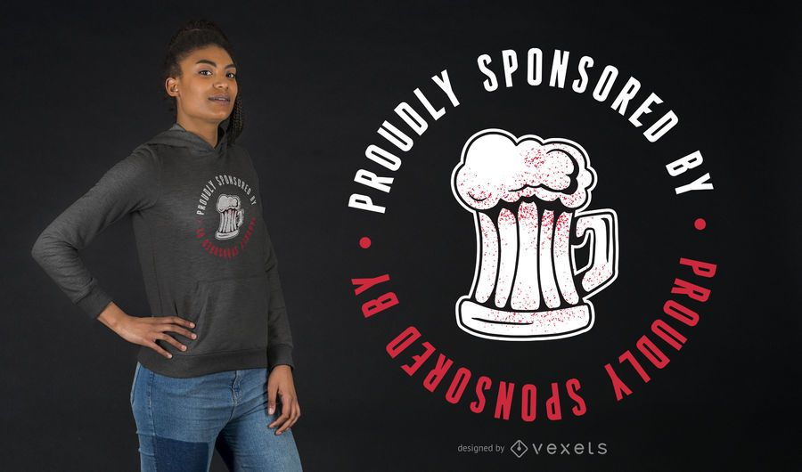 Funny Beer Quote T-shirt Design Funny Beer Quote T-shirt Design