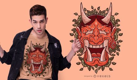 Dämonenmaske T-Shirt Design
