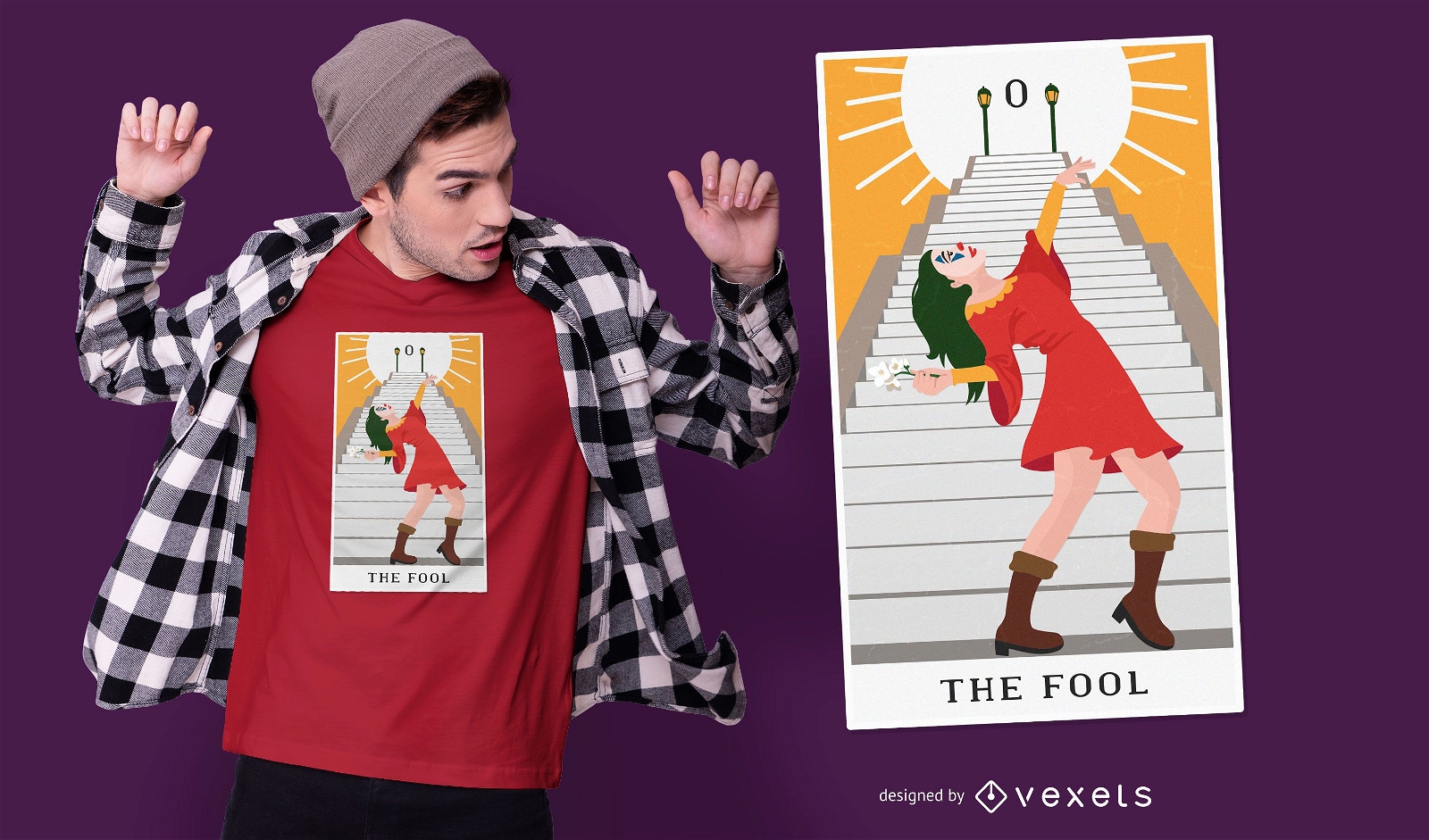 The fool t-shirt design