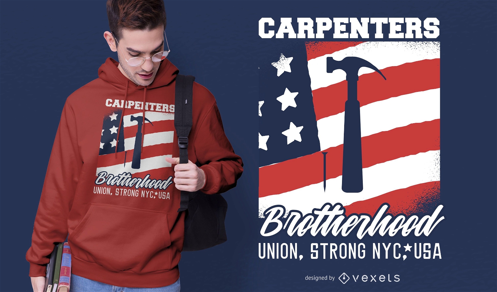 Carpenters Brotherhood T-shirt Design