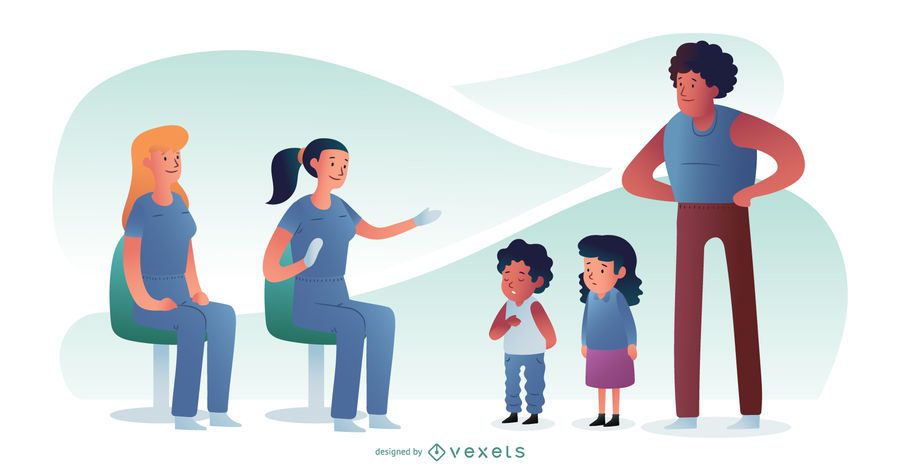 Pediatrician Doctor With Kids Design Pediatrician Doctor With Kids Design