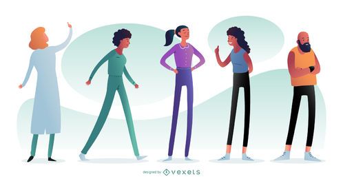 Krankenhaus-Leute-Illustrations-Satz Krankenhaus-Leute-Illustrations-Satz