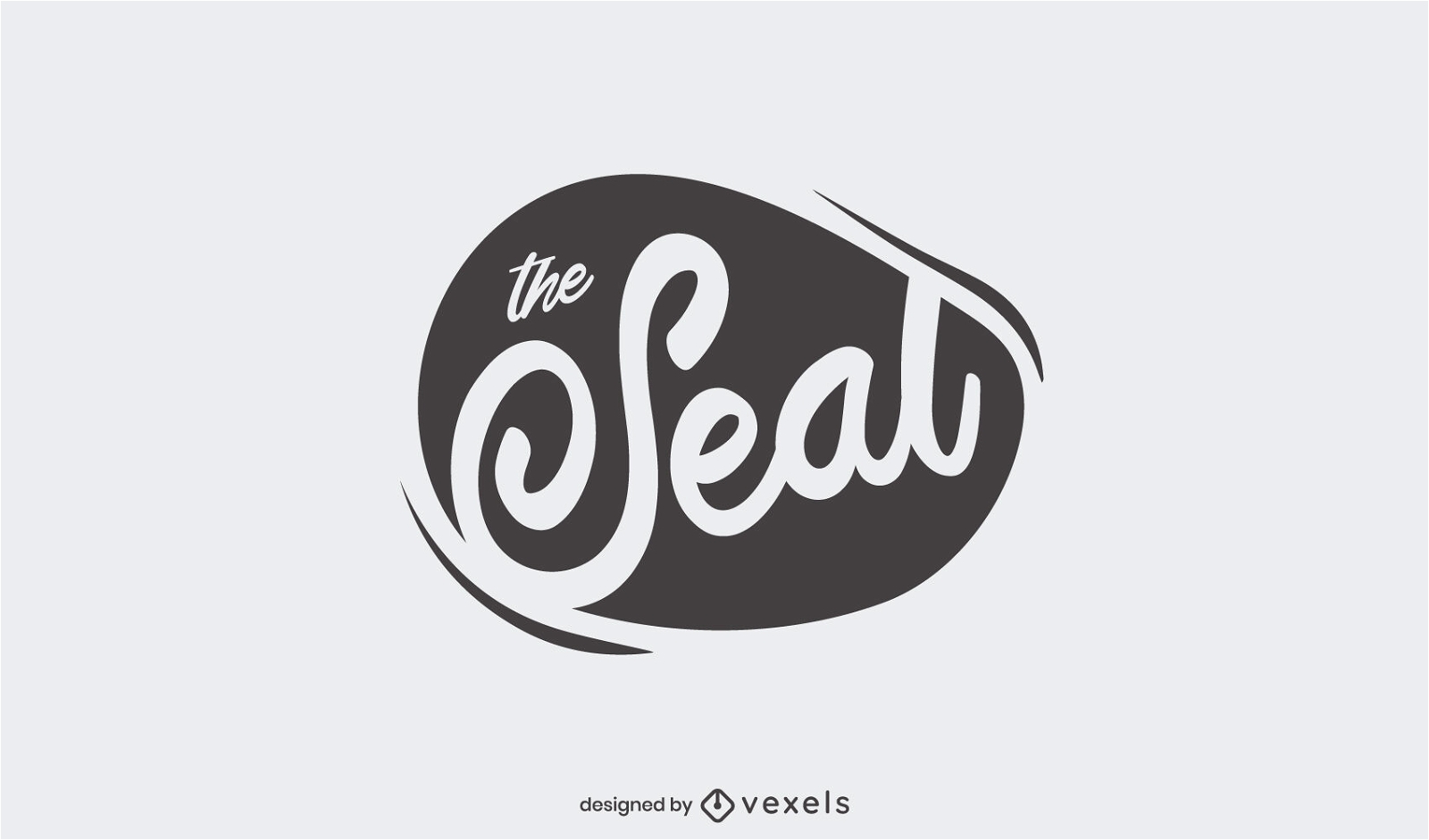 Seal Blot Stamp Logo Design