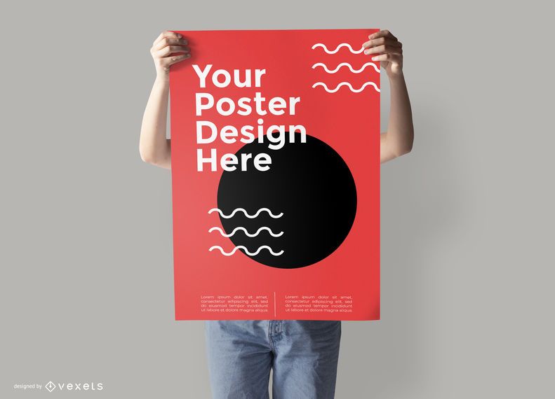 Diseño de maqueta PSD de póster Diseño de maqueta PSD de póster