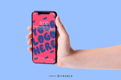 Mobile phone mockup template Mobile phone mockup template