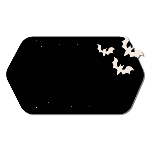 Emblema autocolante de morcego Desenho PNG