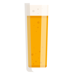 Espuma de cerveza vidrio plano claro Diseño PNG