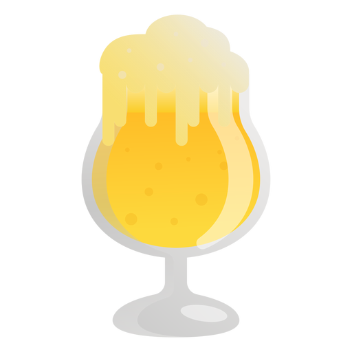 Cerveza ligera espuma de vidrio plano