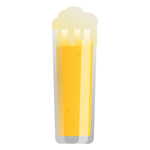 Cerveza luz vidrio espuma plana