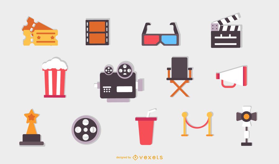 Colección de iconos de cine Colección de iconos de cine