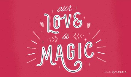Valentinstag Schriftzug Zitat Design