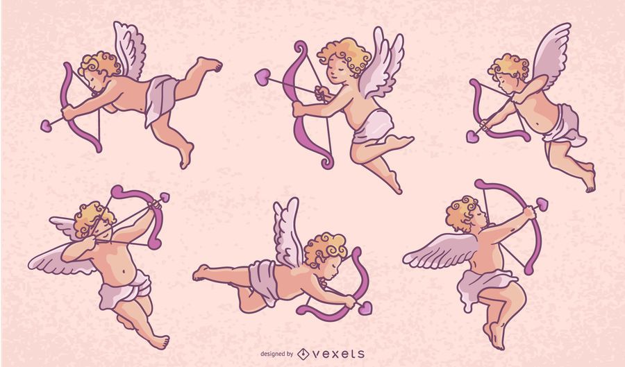 Cupid Character Design Pack Cupid Character Design Pack