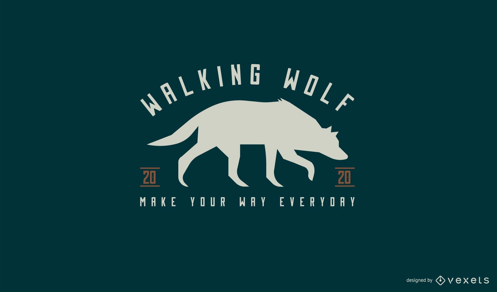 Design do logotipo do Wolf Animal