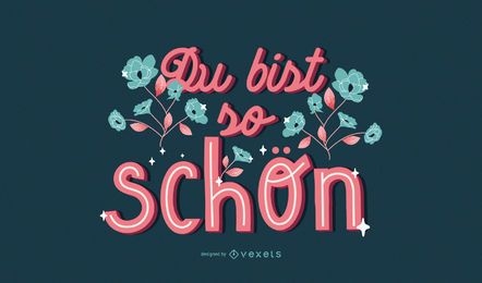 Desenho alemão de letras dos namorados