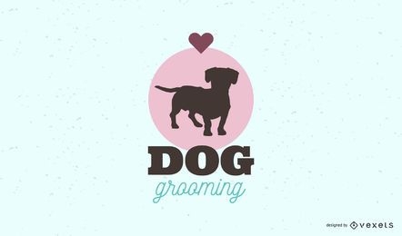 Modelo de logotipo de cuidados com cães