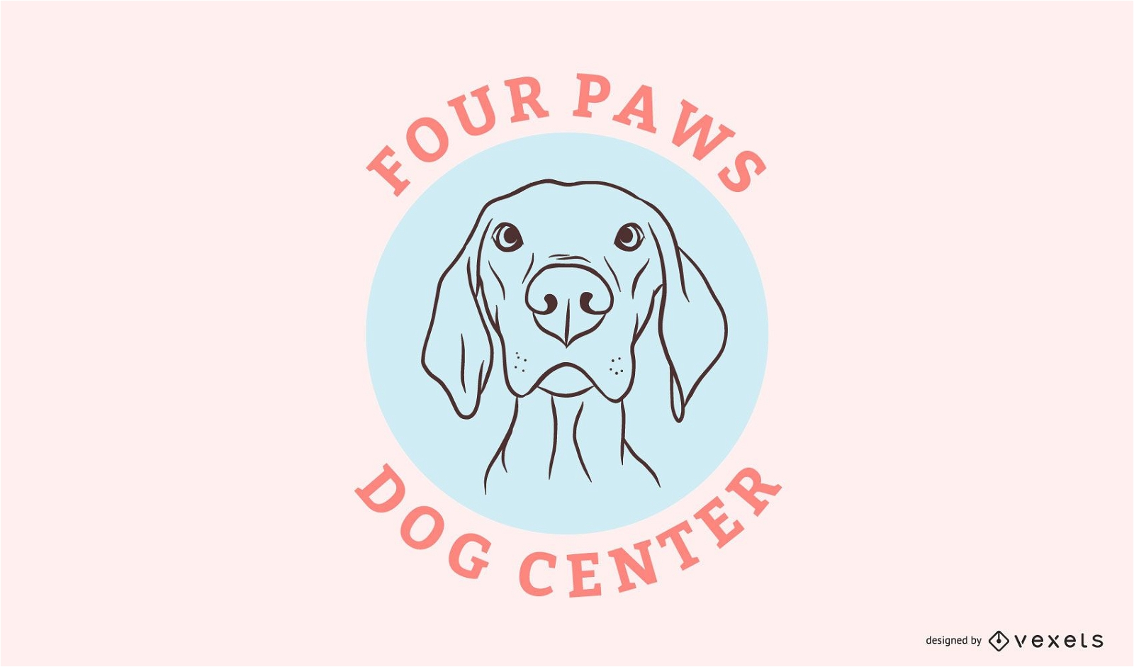 Dog Center Logo Vorlage