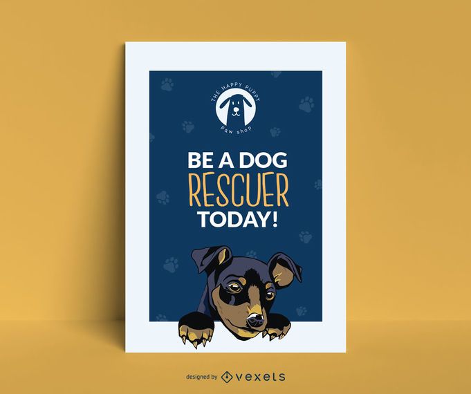 Puppy Rescue Poster Design Puppy Rescue Poster Design