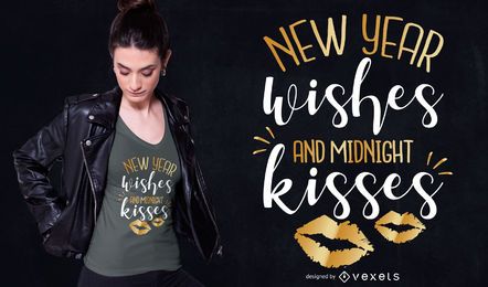 New Year Wishes Midnight Kisses Shirt, New Years Eve Shirts, Cute Holi –  Jelly Bee Design