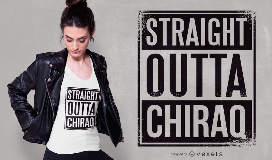 Design de camiseta Chiraq Design de camiseta Chiraq
