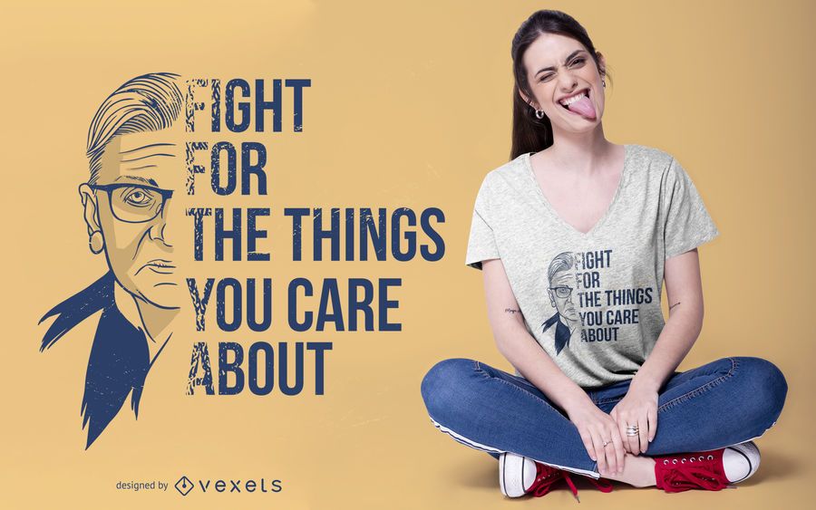 Ruth Bader Ginsburg t-shirt design Ruth Bader Ginsburg t-shirt design