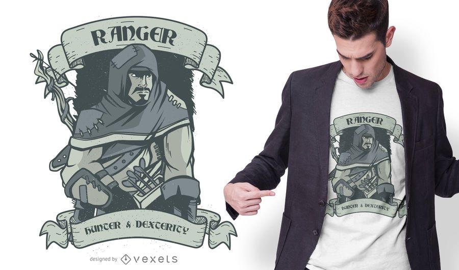 Diseño de camiseta de guardabosques Diseño de camiseta de guardabosques