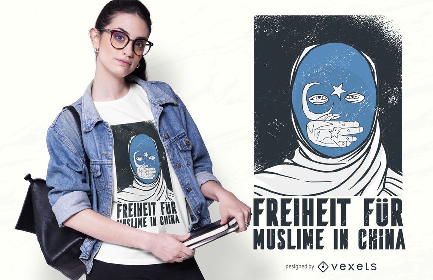 Freedom for muslims t-shirt design Freedom for muslims t-shirt design
