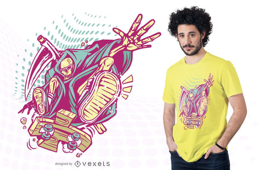 Kickflip death t-shirt design Kickflip death t-shirt design