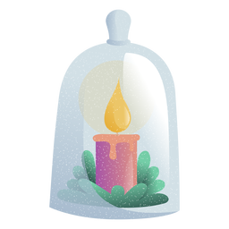 Kerzenlicht Spielzeugillustration PNG-Design