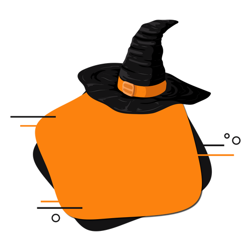 Etiqueta engomada de la insignia del sombrero del casquillo Diseño PNG