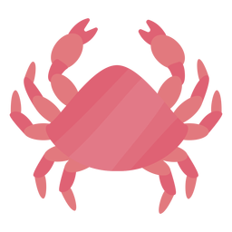 Crab claw flat PNG Design