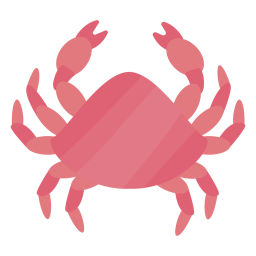 Crab claw flat PNG Design