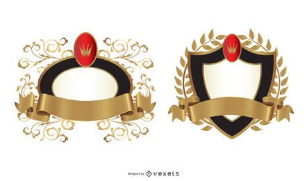 Elegant emblem template