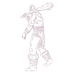 Ilustración gigante cíclope Diseño PNG