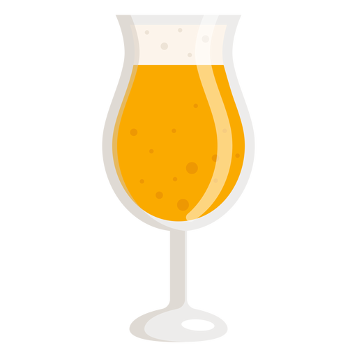 Cerveja de espuma de vidro plano Desenho PNG