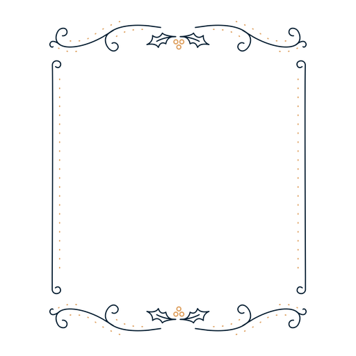Rahmen Blatt Abzeichen Aufkleber PNG-Design