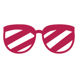 Silhueta detalhada dos óculos Transparent PNG