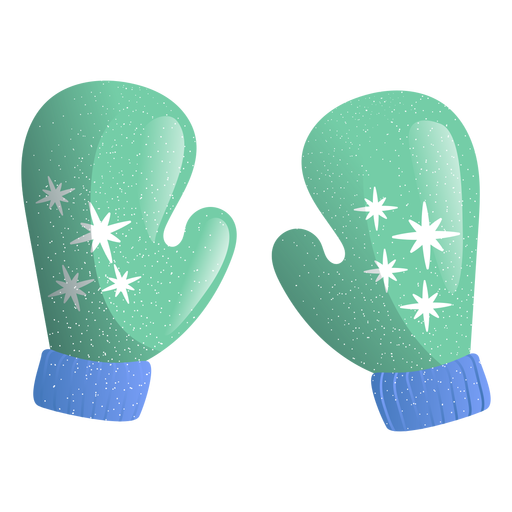 Glove mitten illustration