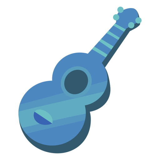 Guitar flat PNG Design