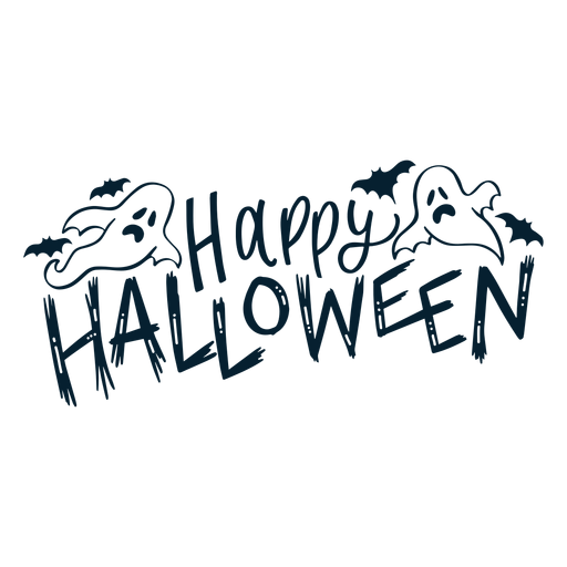 Download Happy halloween badge sticker - Transparent PNG & SVG ...