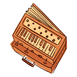 Harmonica accordion flat