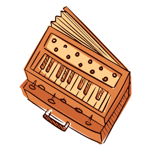 Download Harmonica accordion flat - Transparent PNG & SVG vector file