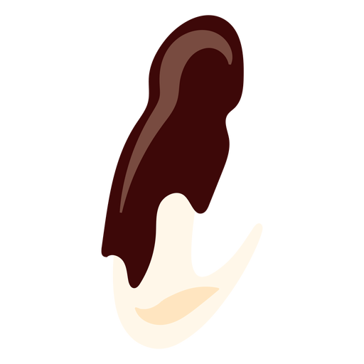 Ich beschreibe ich Schokolade flach PNG-Design