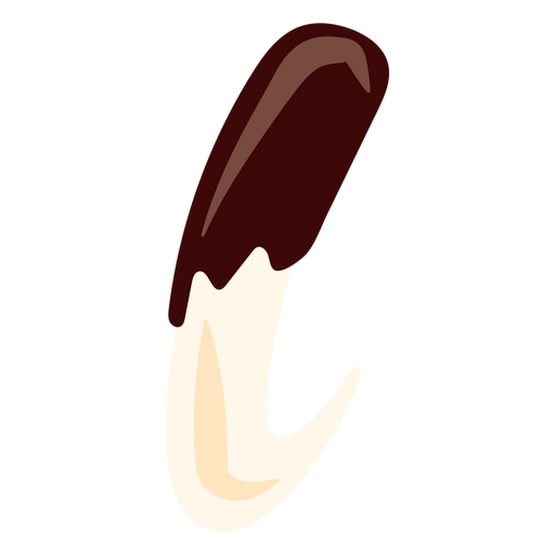 L l Brief Schokolade flach PNG-Design