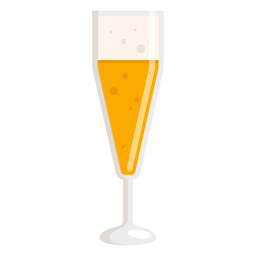 Cerveja de vidro de espuma leve plana Desenho PNG