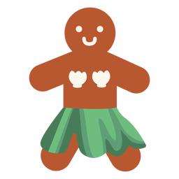 Falda maniquí plana Diseño PNG