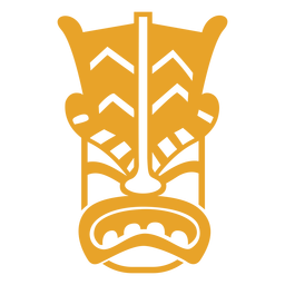 Máscara rosto disfarce silhueta detalhada Desenho PNG