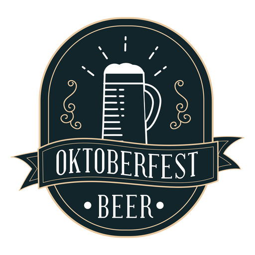 Autocolante de emblema de fita de copo Oktoberfest