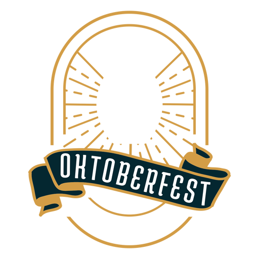Autocolante de emblema de logotipo de Oktoberfest